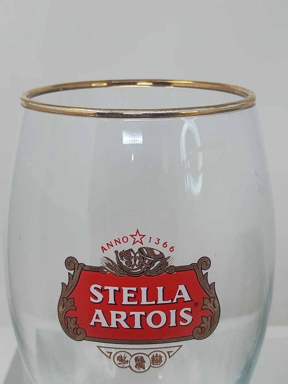 Stella Artois Gold Rim Beer Goblet – Clear Belgian Ale Chalice Glasses